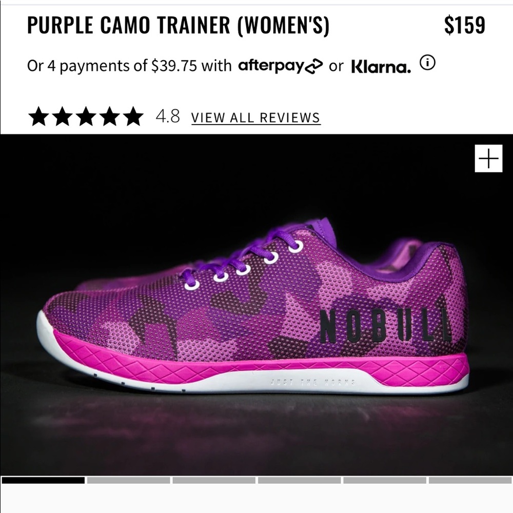 NOBULL Women’s Trainer — Purple Camo